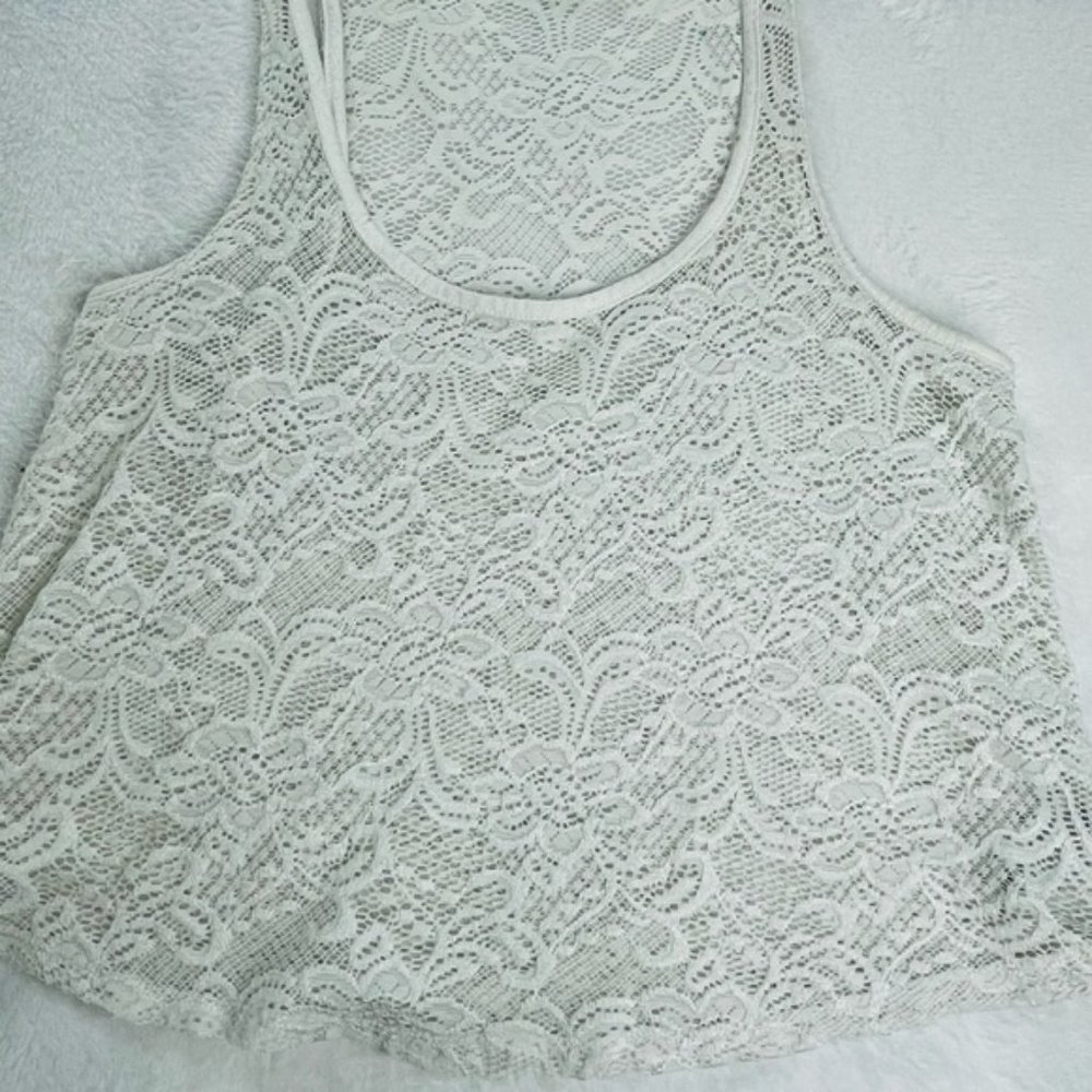 Forever 21 Lace Crop Tank